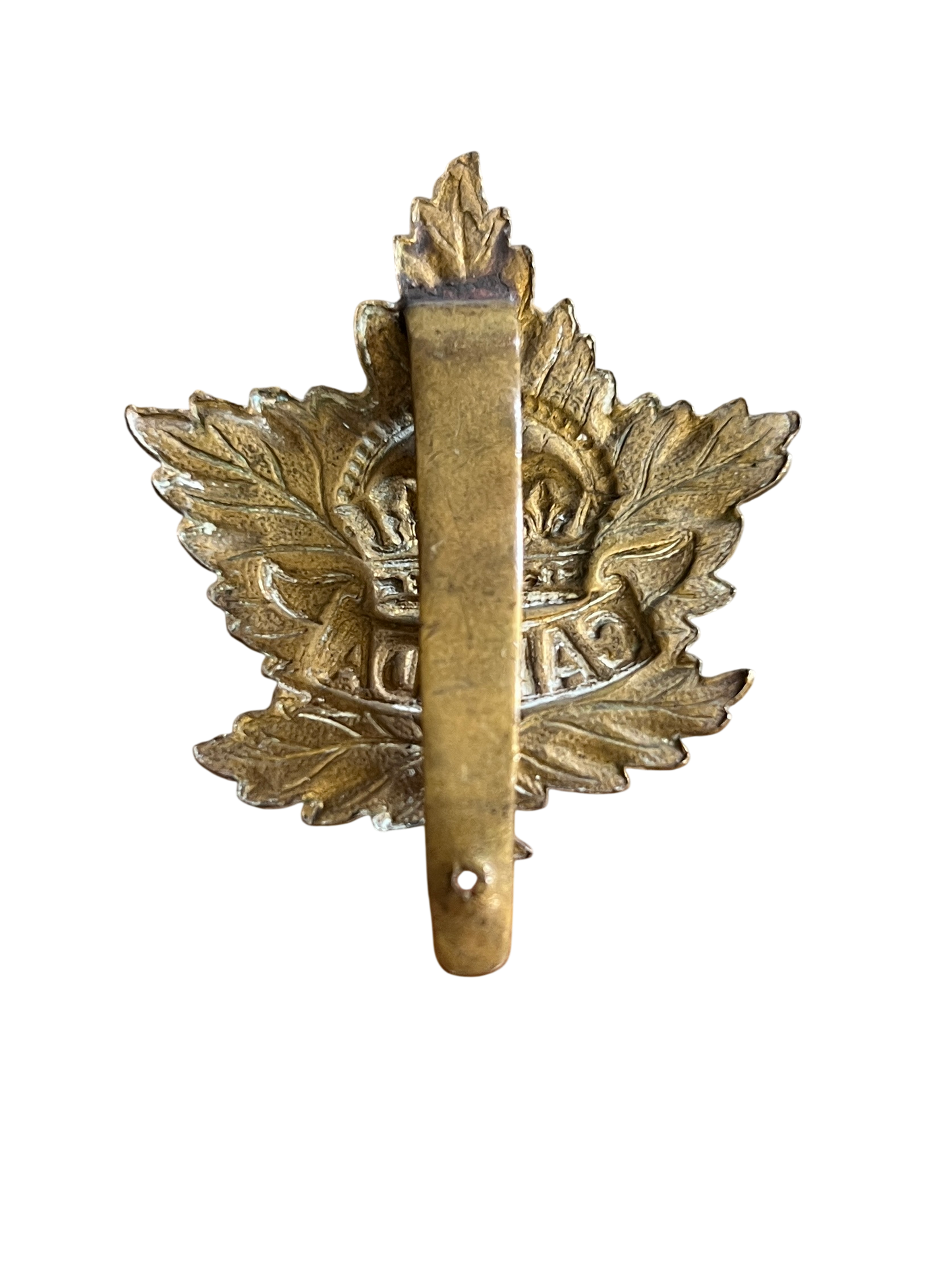 WW1/WW2 Canadian Forces General Service Cap Badge – Slider Variant