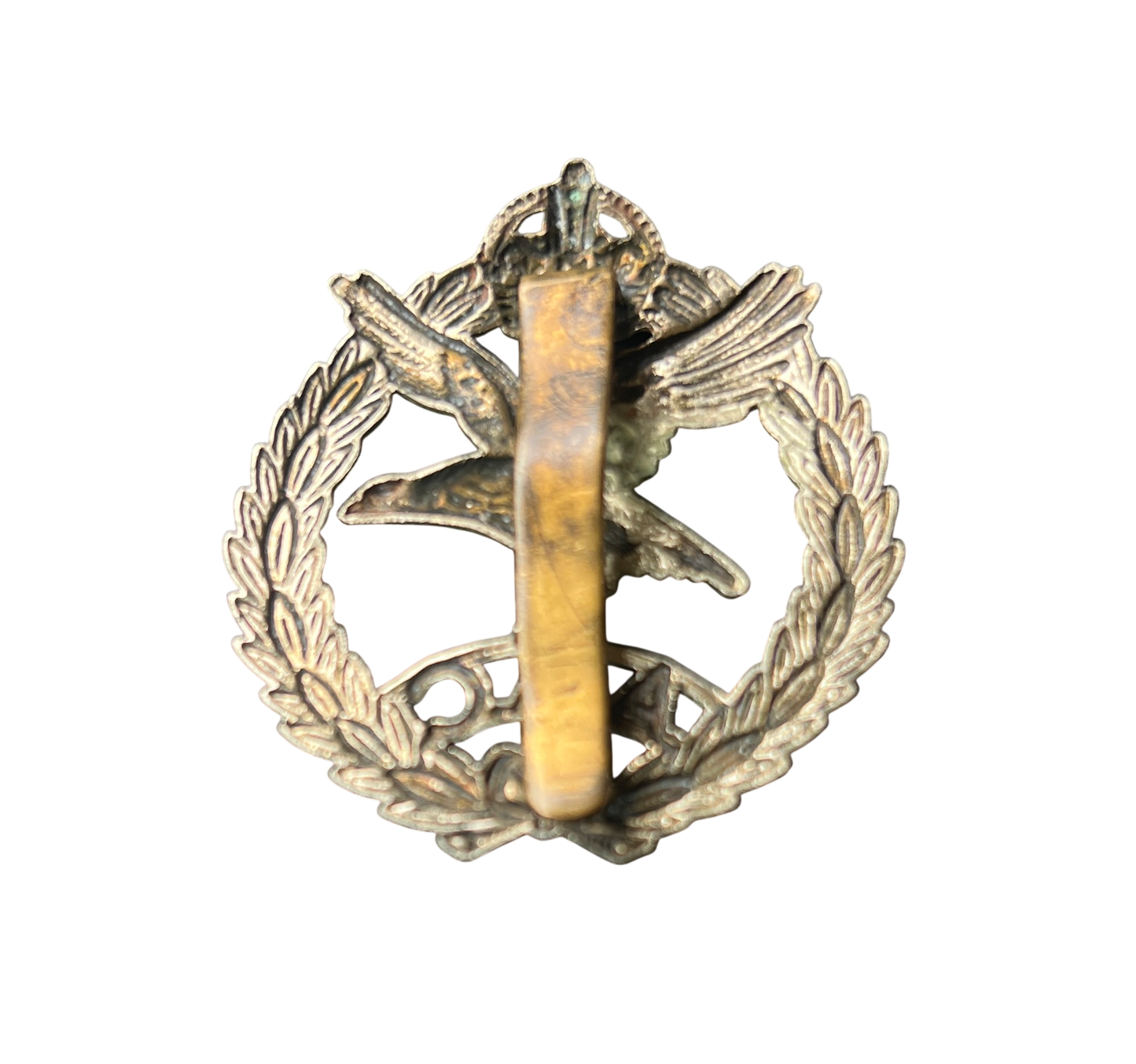 WWII Army Air Corps (AAC) Cap Badge - Kings Crown