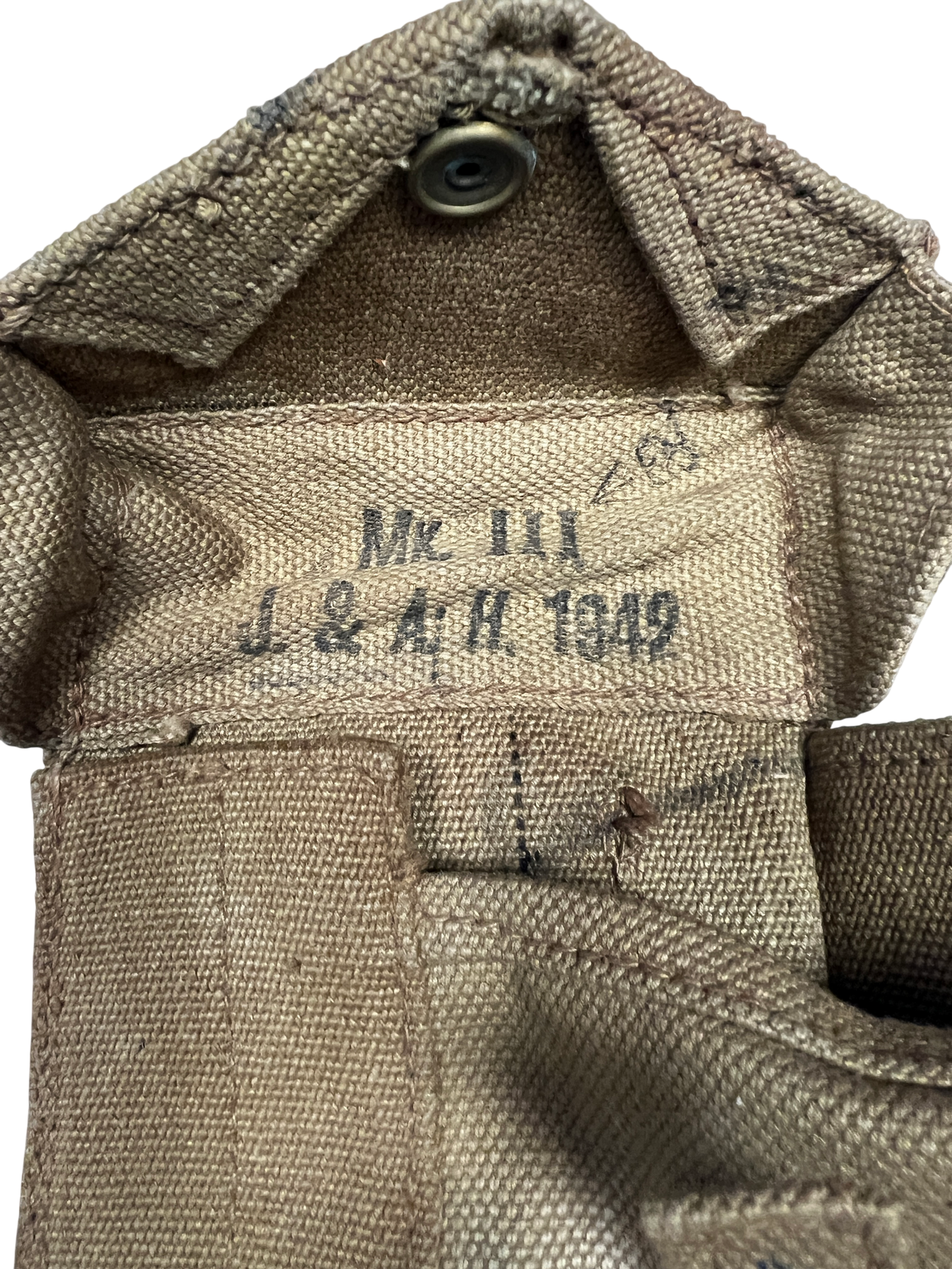 British Pattern 37 MK3 Basic Ammunition Pouch - 1942