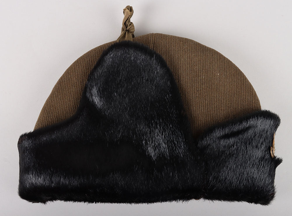 WW2 British Army Seal Fur Winter Hat