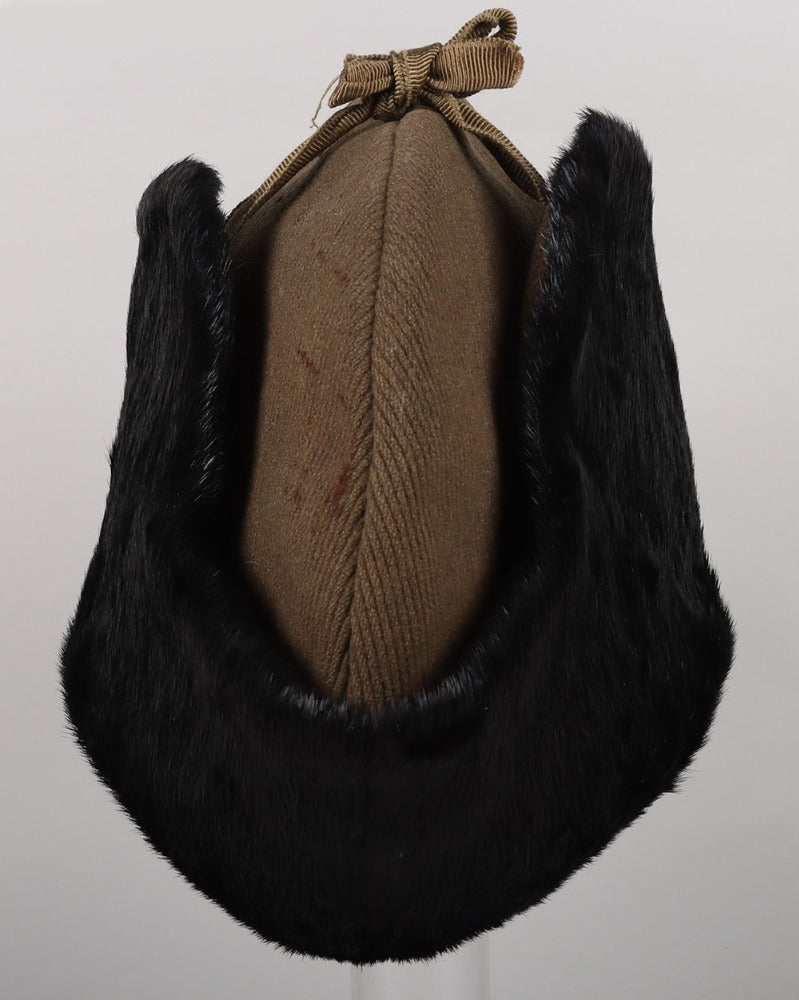 WW2 British Army Seal Fur Winter Hat