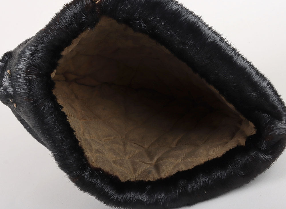 WW2 British Army Seal Fur Winter Hat