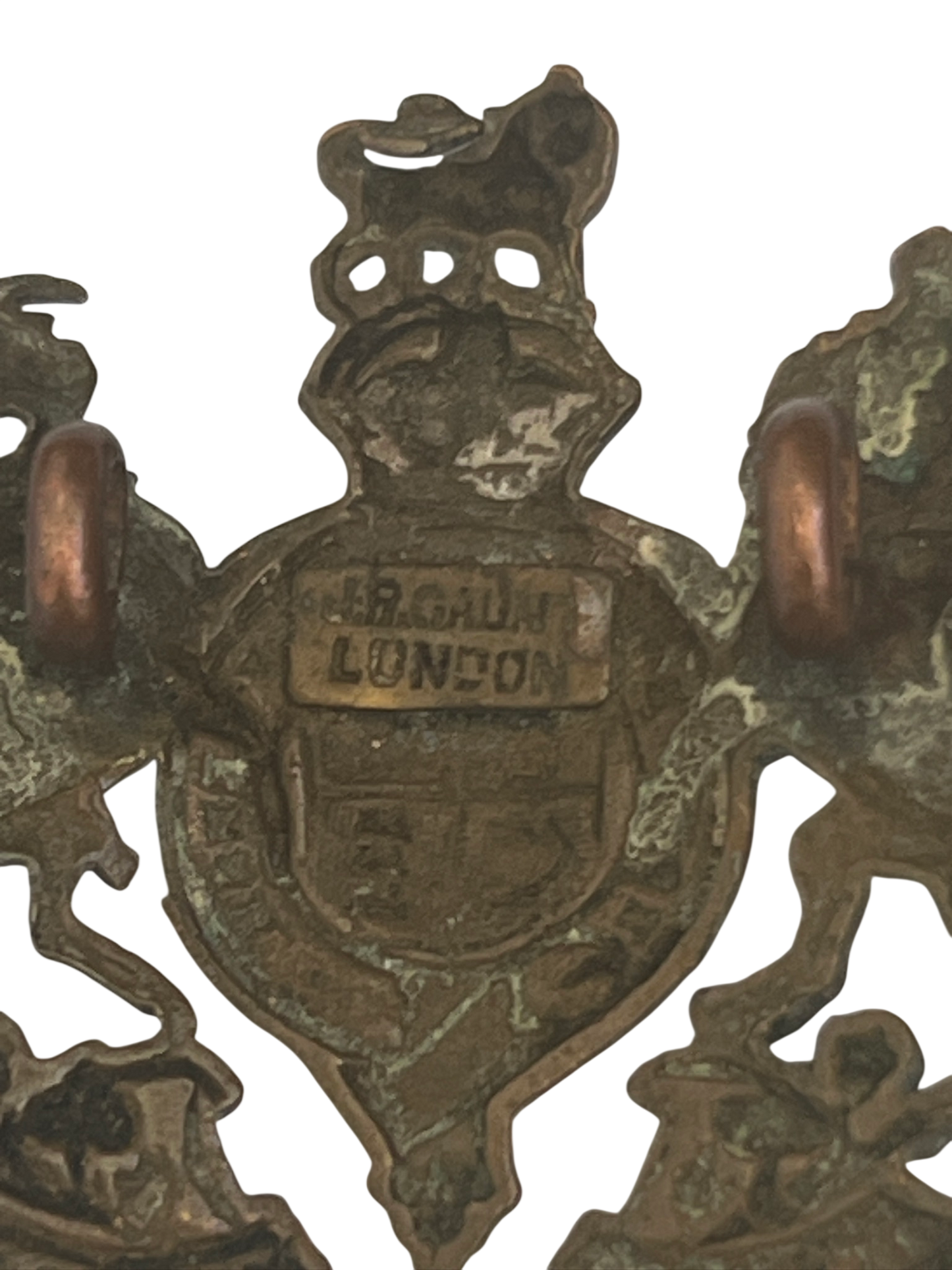 WW1 / WW2 British Army General Service Corps Cap Badge – J.R. Gaunt London