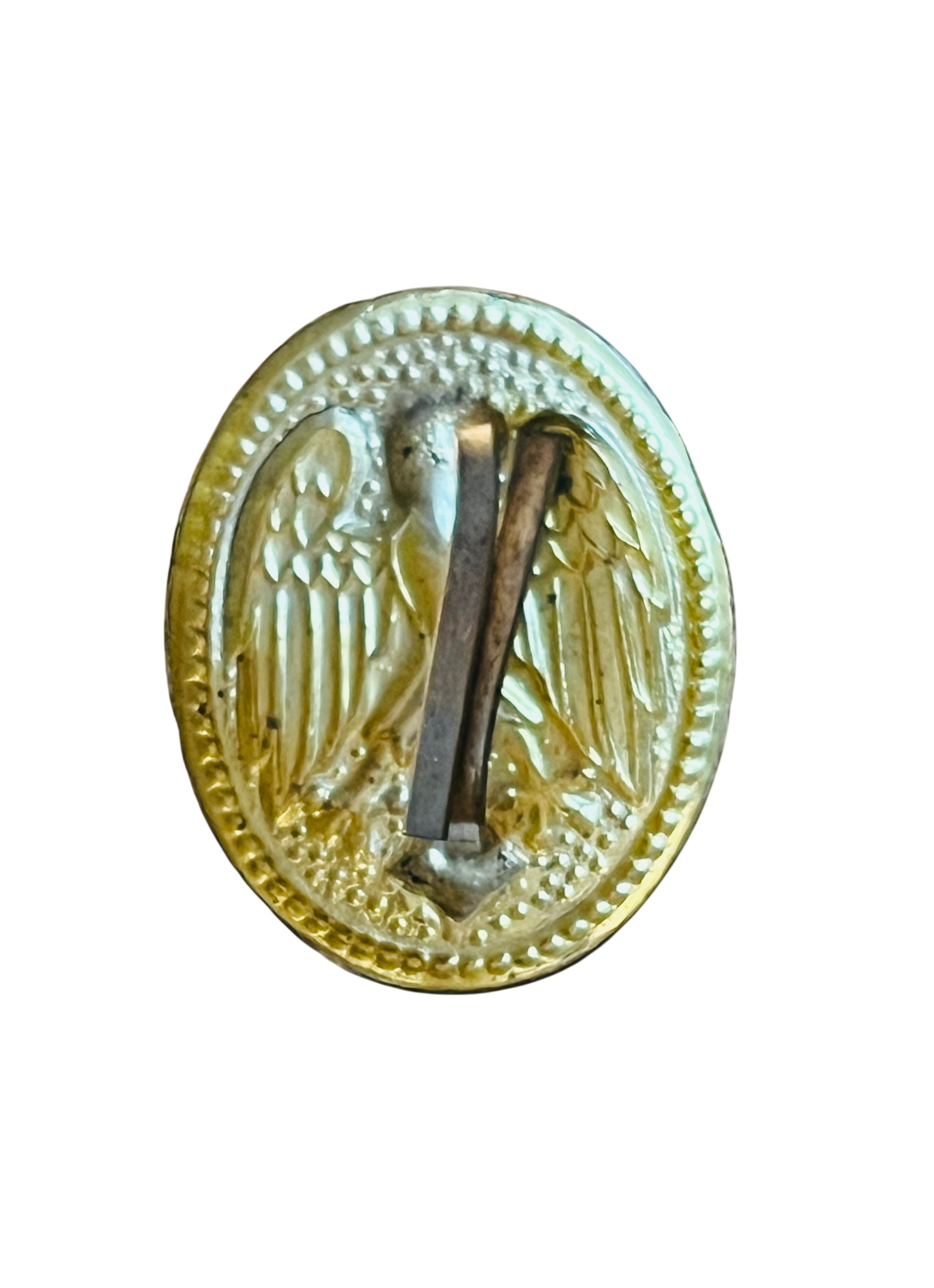 Original German Weimar Republic Reichswehr M1920 Visor Cap Cockade Eagle Badge