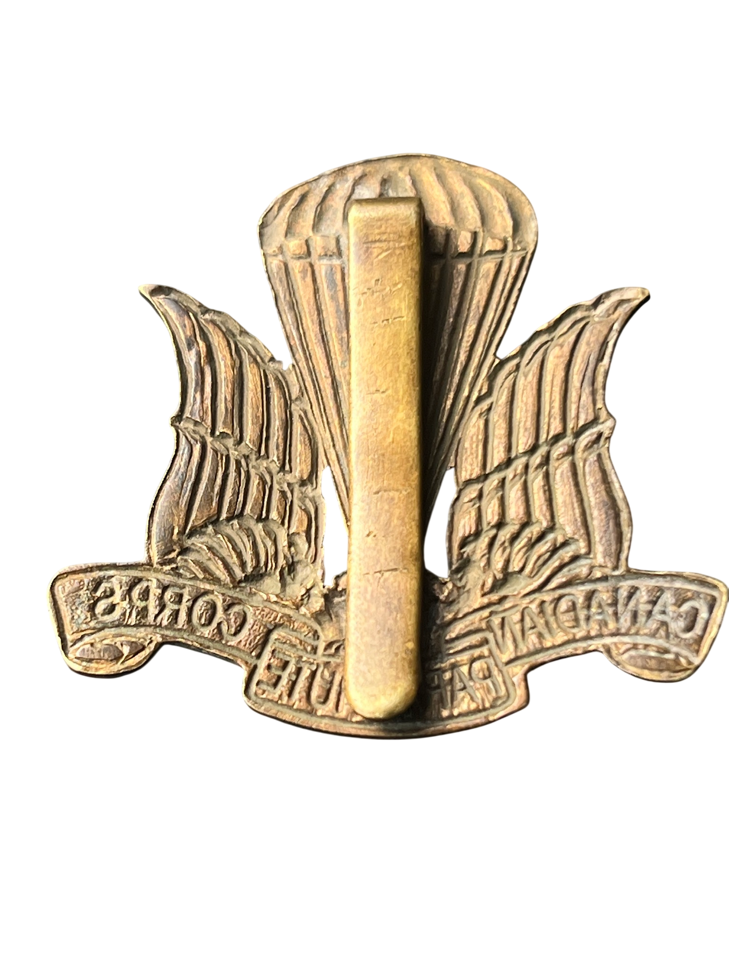 Original WWII Canadian Parachute Corps Cap Badge