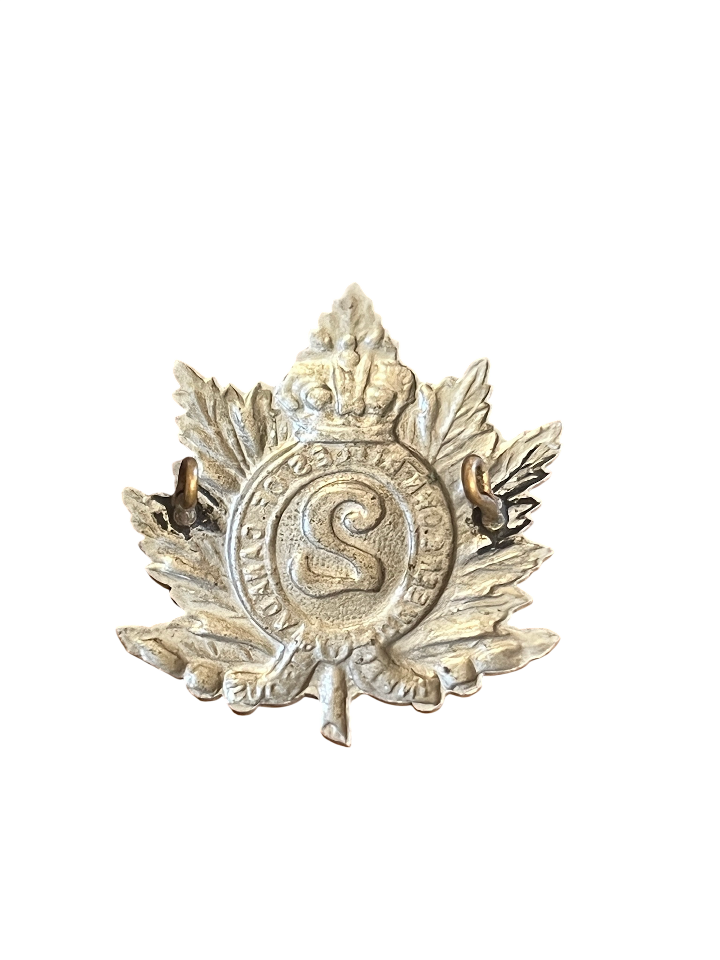 WWII Era Canadian Queen's Own Rifles (QOR) Cap Badge - 2nd Battalion