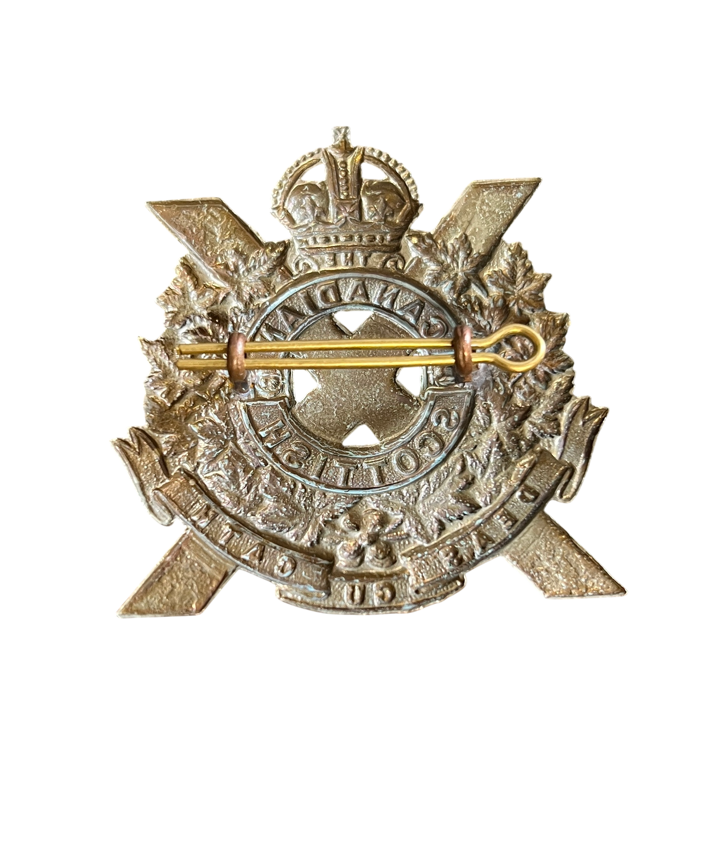 Original WWII Canadian Scottish Regiment (Princess Mary’s) Cap Badge