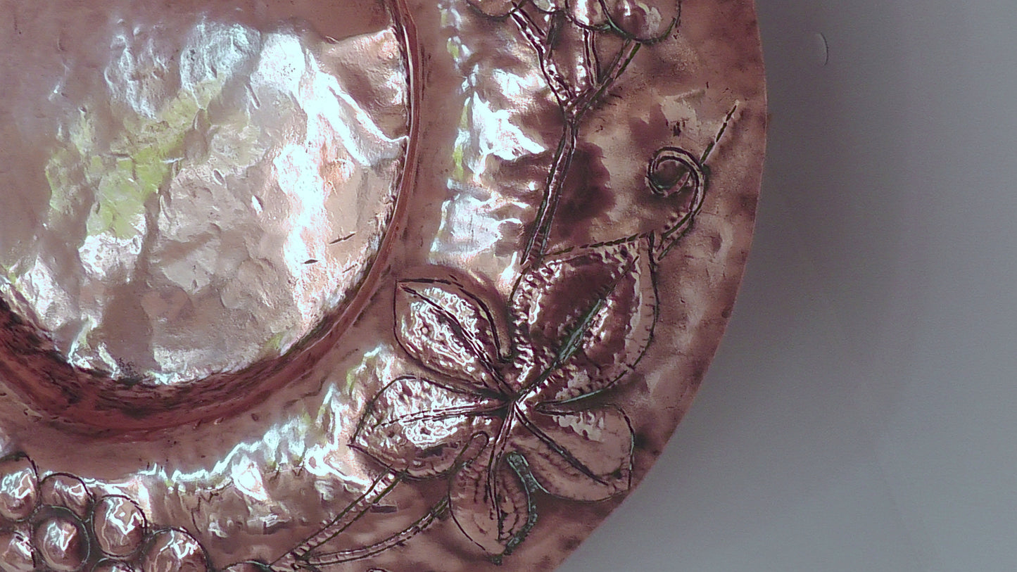 Arts & Crafts Large Copper Bowl/Collection Plate