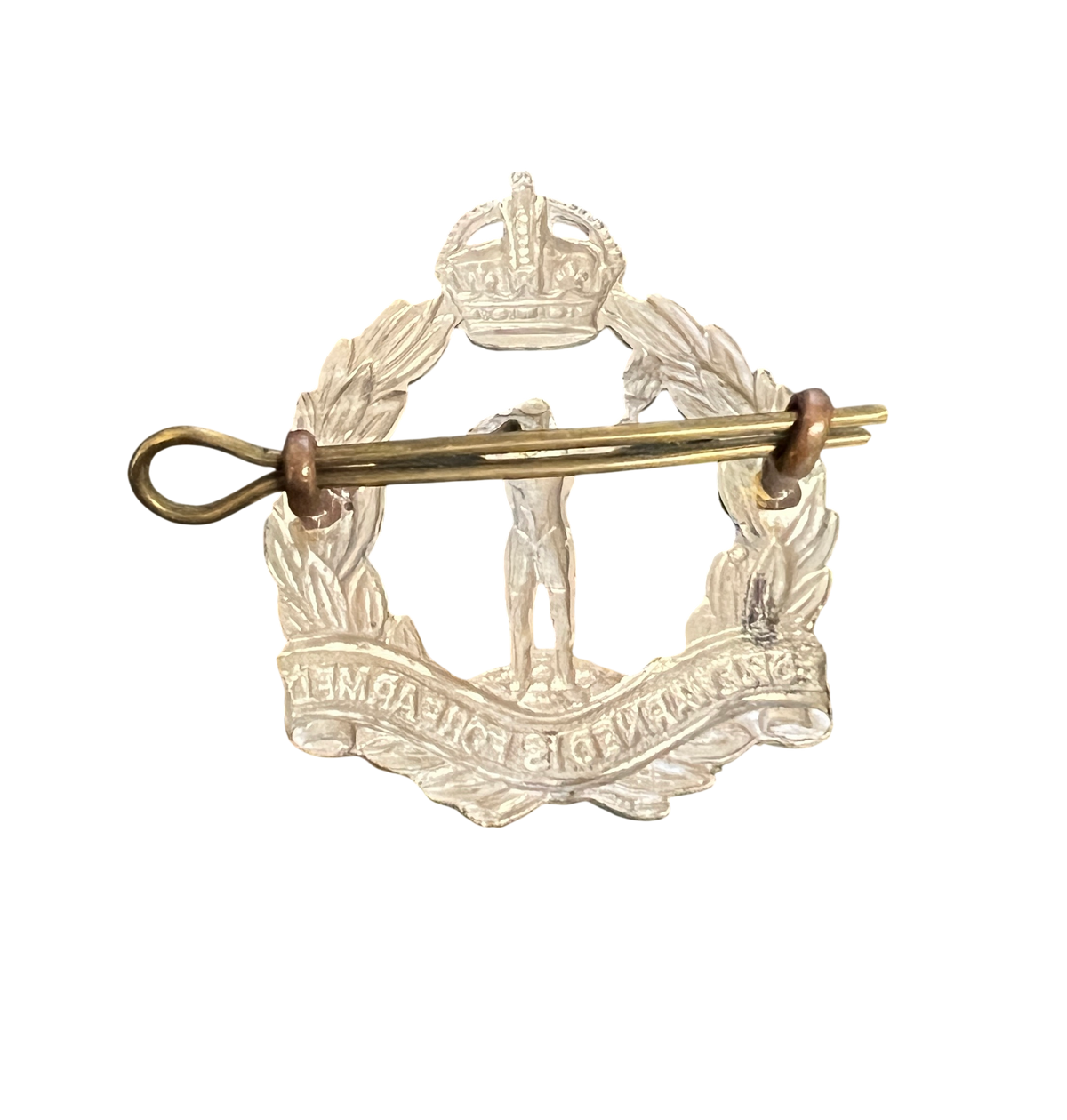 Original WW2 British Royal Observer Corps (ROC) Other-Ranks Cap Badge