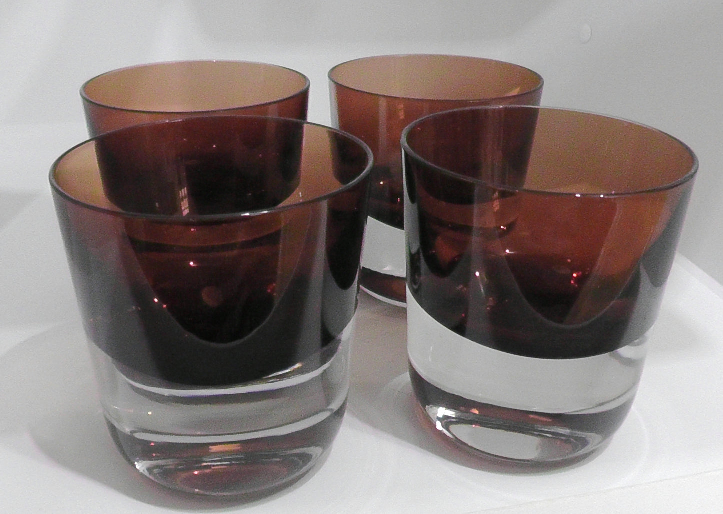 Mid Century Sweden Denby Milnor Decanter and 4 Glasses