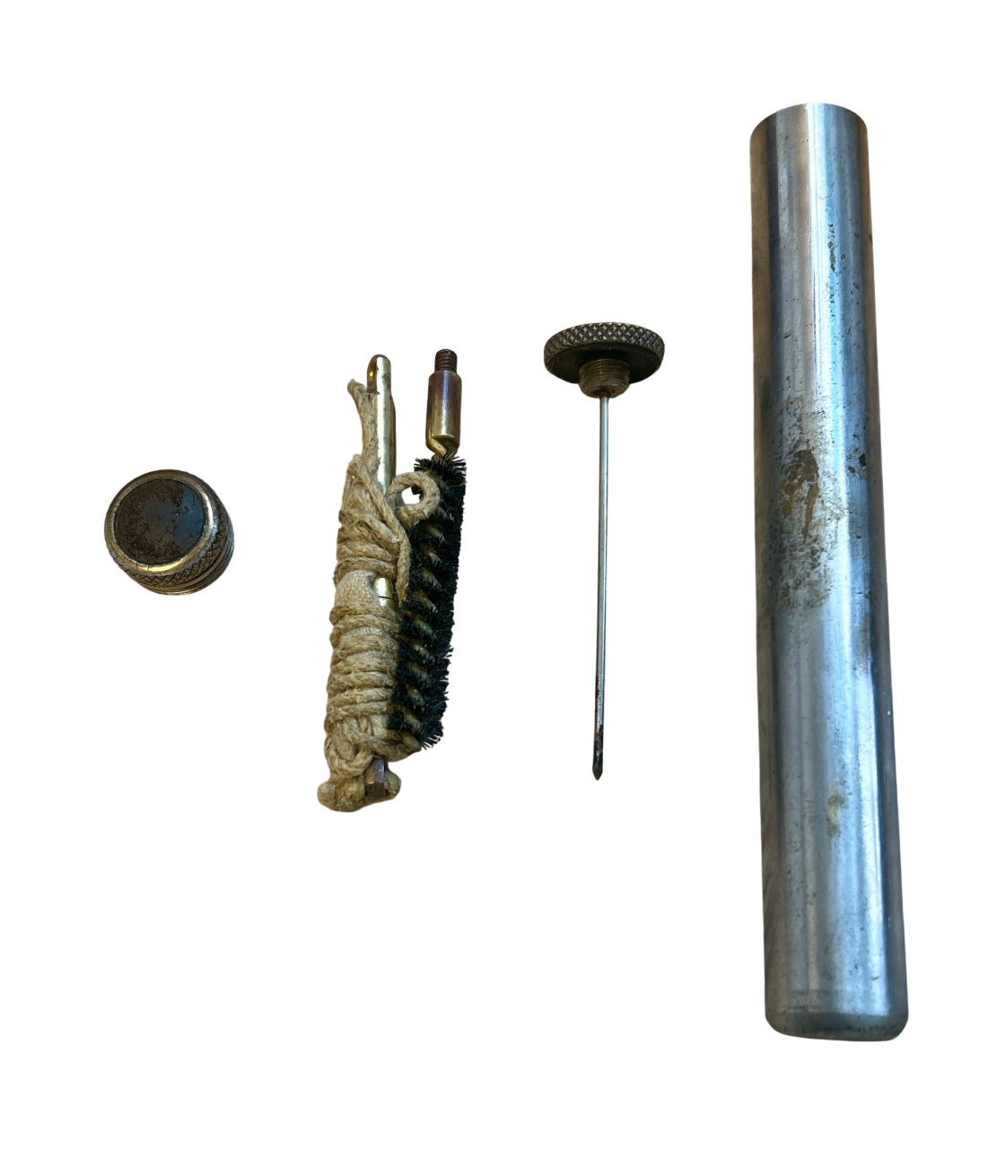 Original US Nickel Coated Brass Oil Bottle for M1 Garand & M1903 Springfield