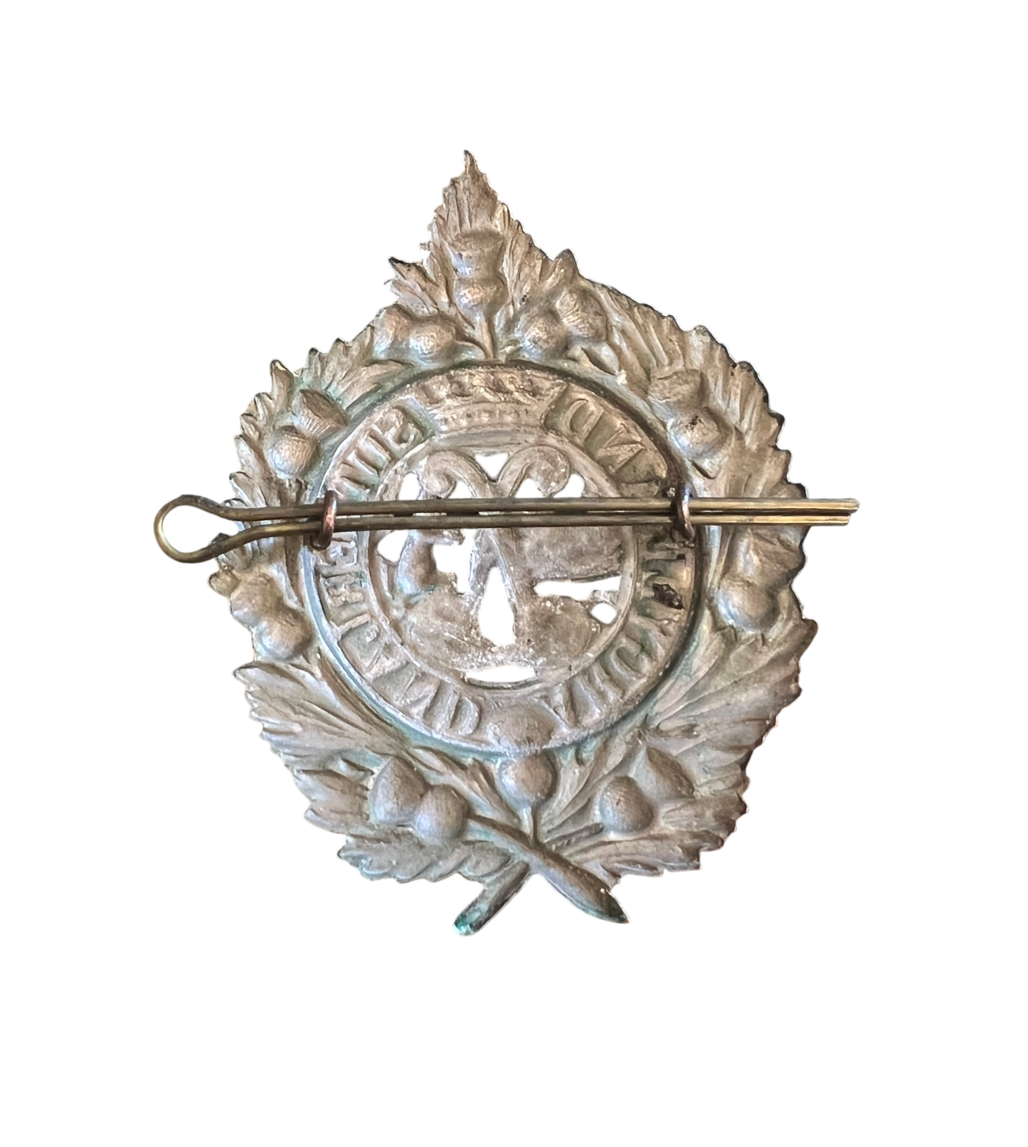 WW1/WW2 Argyll & Sutherland Highlanders OR's Glengarry/Cap Badge - Post 1908 - Voided