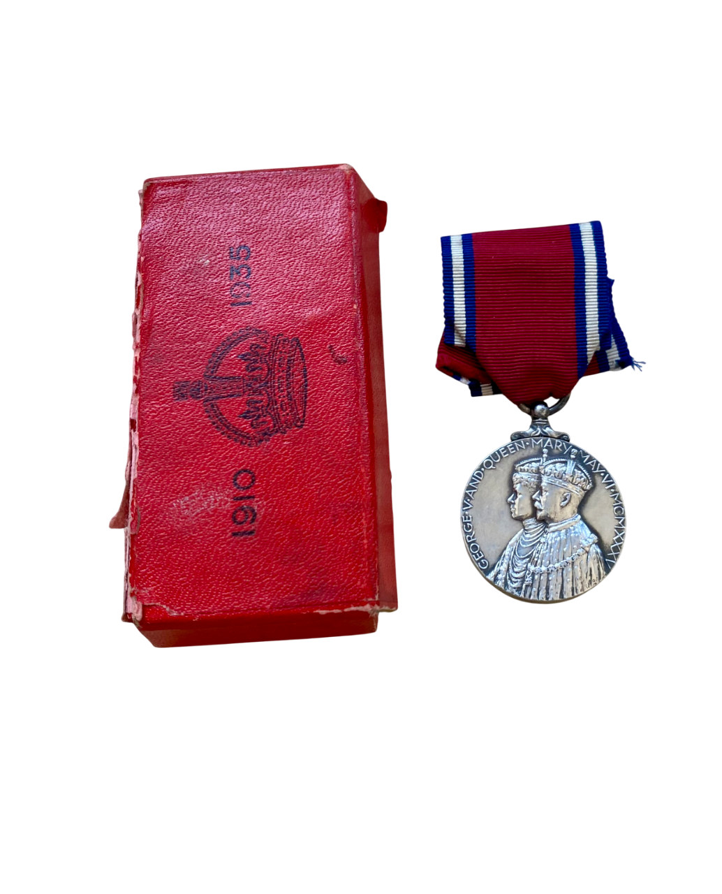 George V Official Jubilee Medal - 1910-1935 with Original Box