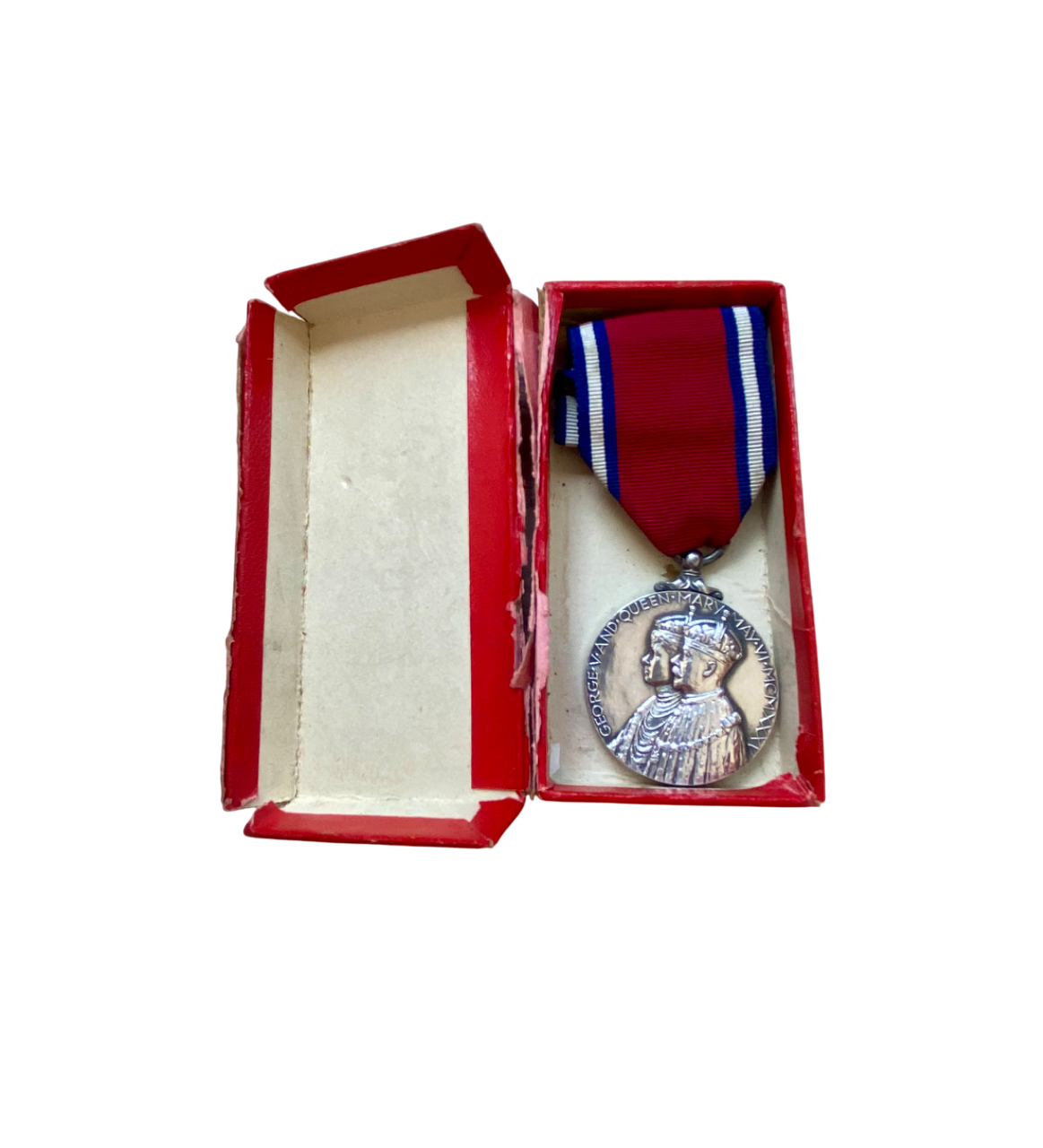 George V Official Jubilee Medal - 1910-1935 with Original Box