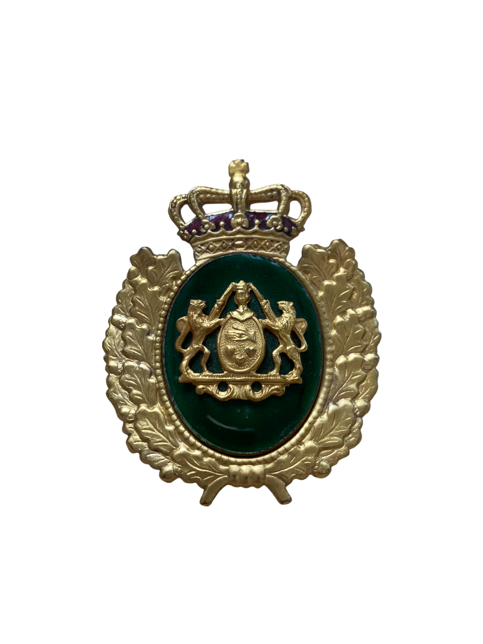 Vintage Obsolete Danish Police Officers Cap Badge