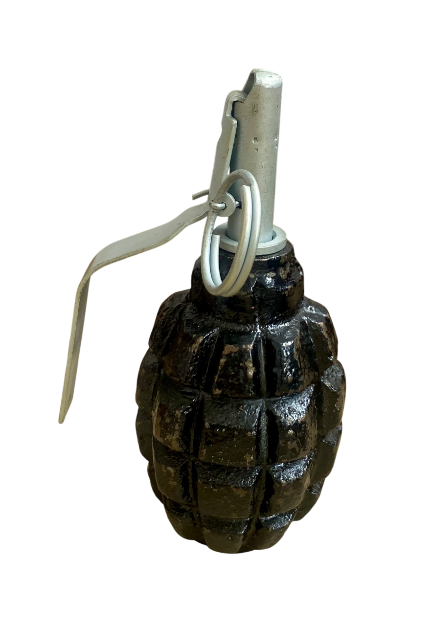 Inert Cold-War Era Soviet F1 Hand Grenade