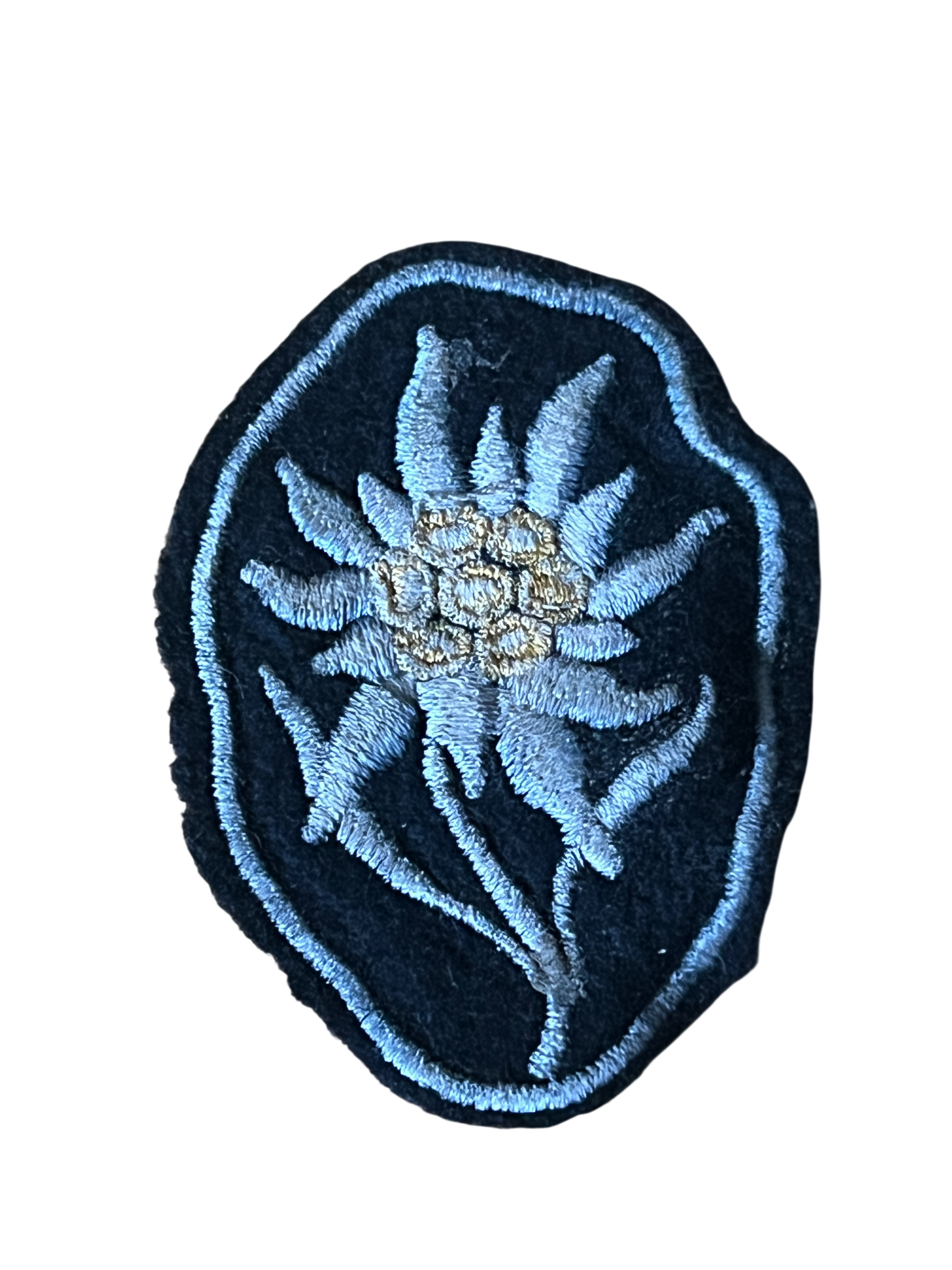 WWII German Waffen-SS Mountain Troops (Gebirgsjäger) Edelweiss Sleeve Insignia