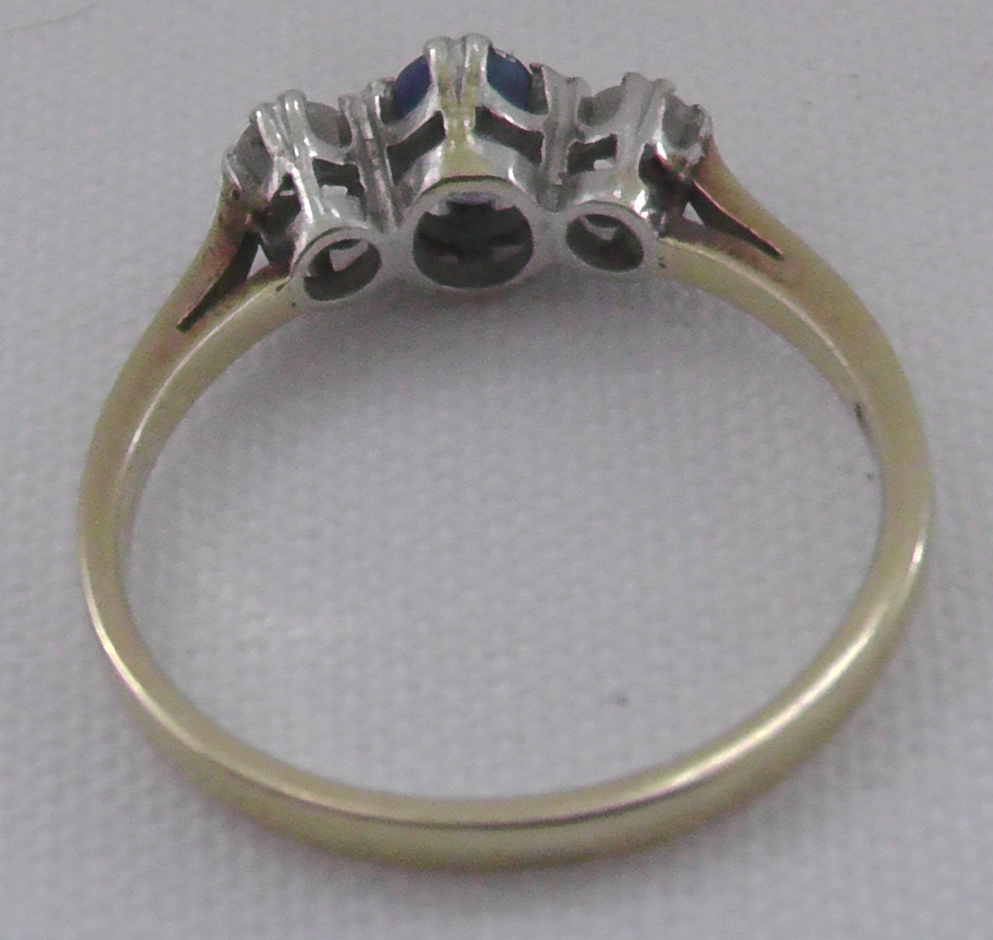9ct Gold Diamond and Sapphire Ring