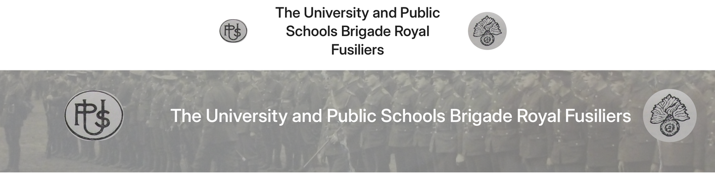 The University and Public Schools Brigade Royal Fusiliers WW1 Silver topped Bamboo Swagger Stick (dated 1914)