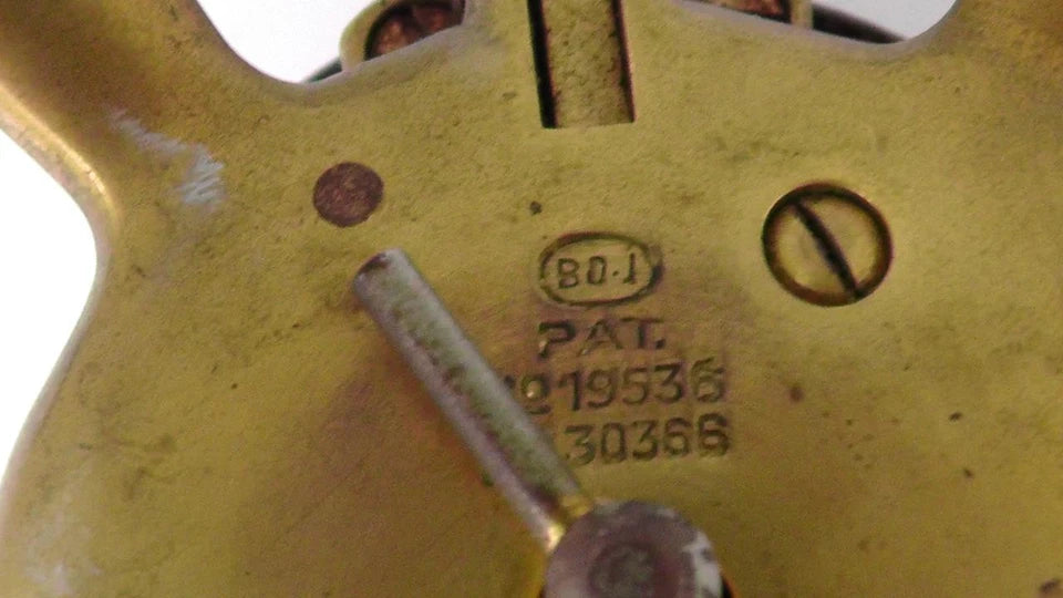 Vintage Turtle Bell Brass Hotel Bell Damascened Gold & Black BJO Elbar Spain