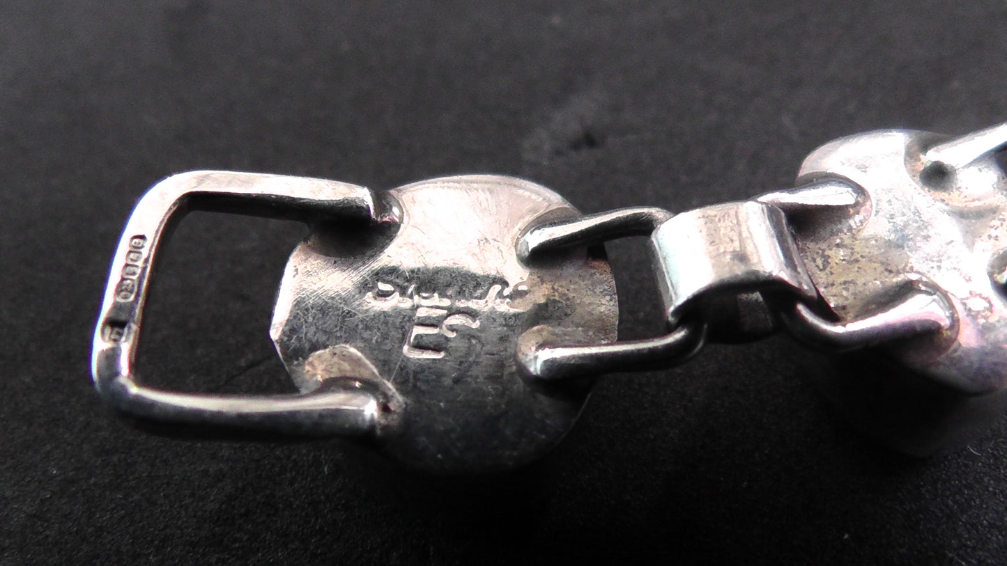 Silver and Turquoise Bracelet - Eisenberg & Sons