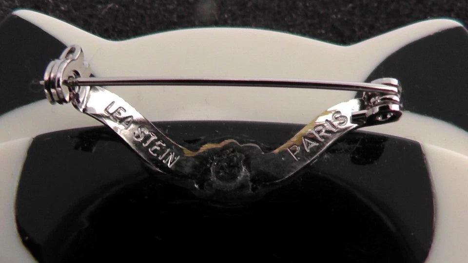 Genuine Lea Stein Cat Brooch (Atilla)
