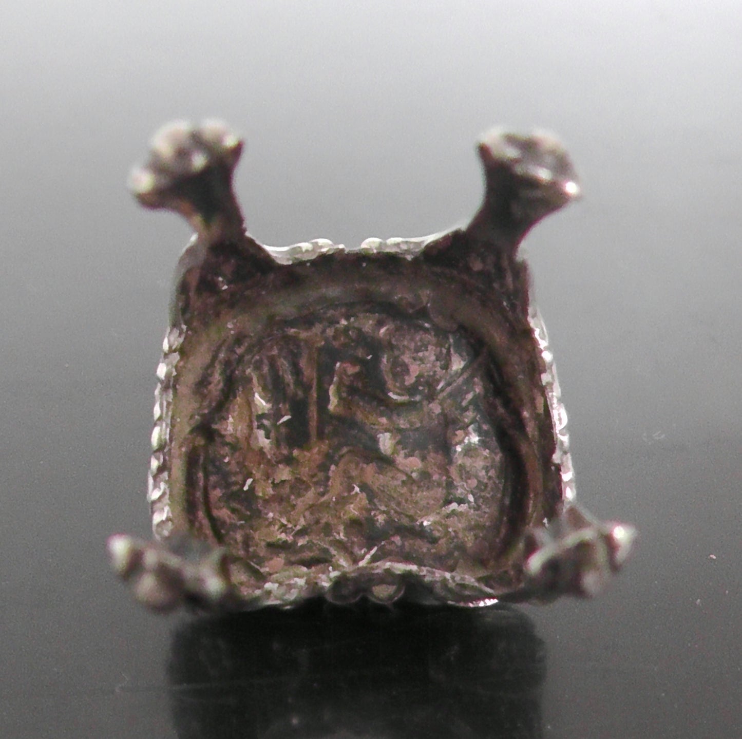 Antique Solid Silver Miniature Chair dated 1901 Levi & Salaman