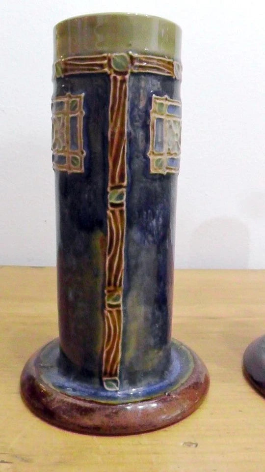 Pair of Doulton Vases by Maud Bowden