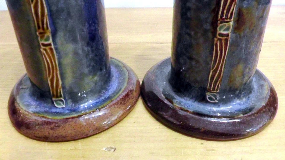Pair of Doulton Vases by Maud Bowden