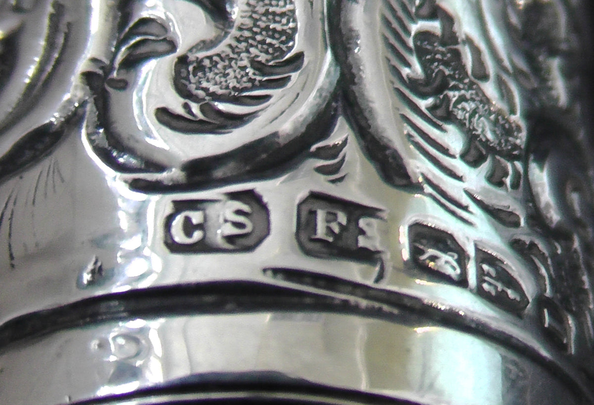 Small Silver Encased Scent Bottle - Chester 1892