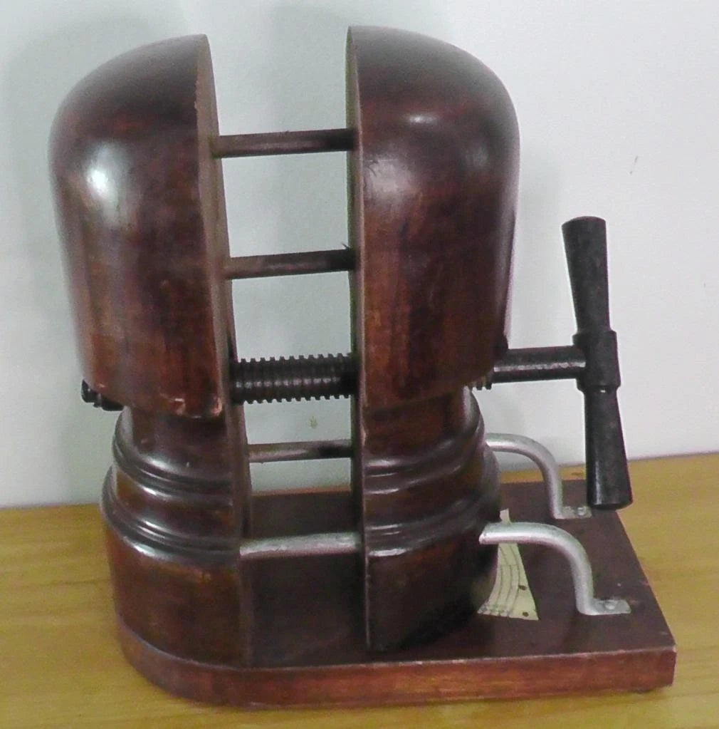 Antique Milliners Hat Mould Block/Hat Stretcher/Haberdashery Shop Display