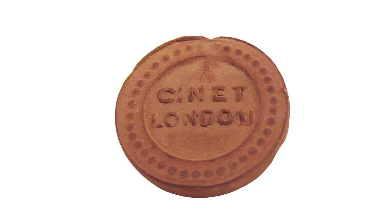 Solid Silver George III Round Patch Box/Vinegarette with Lavender cake - dated 1820 by Samuel Pemberton