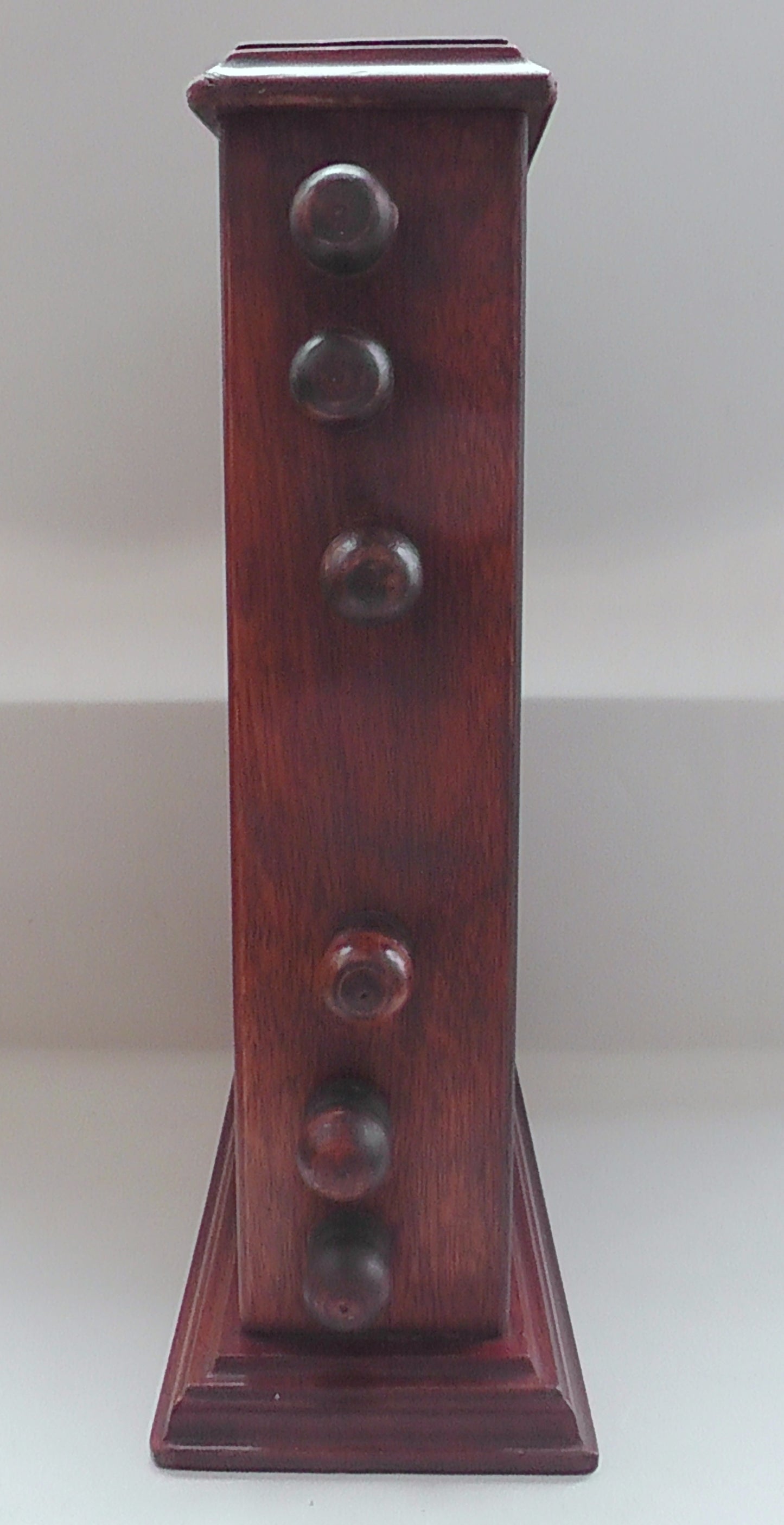 Large Antique Mahogany Desktop Perpetual Calendar 33cm tall
