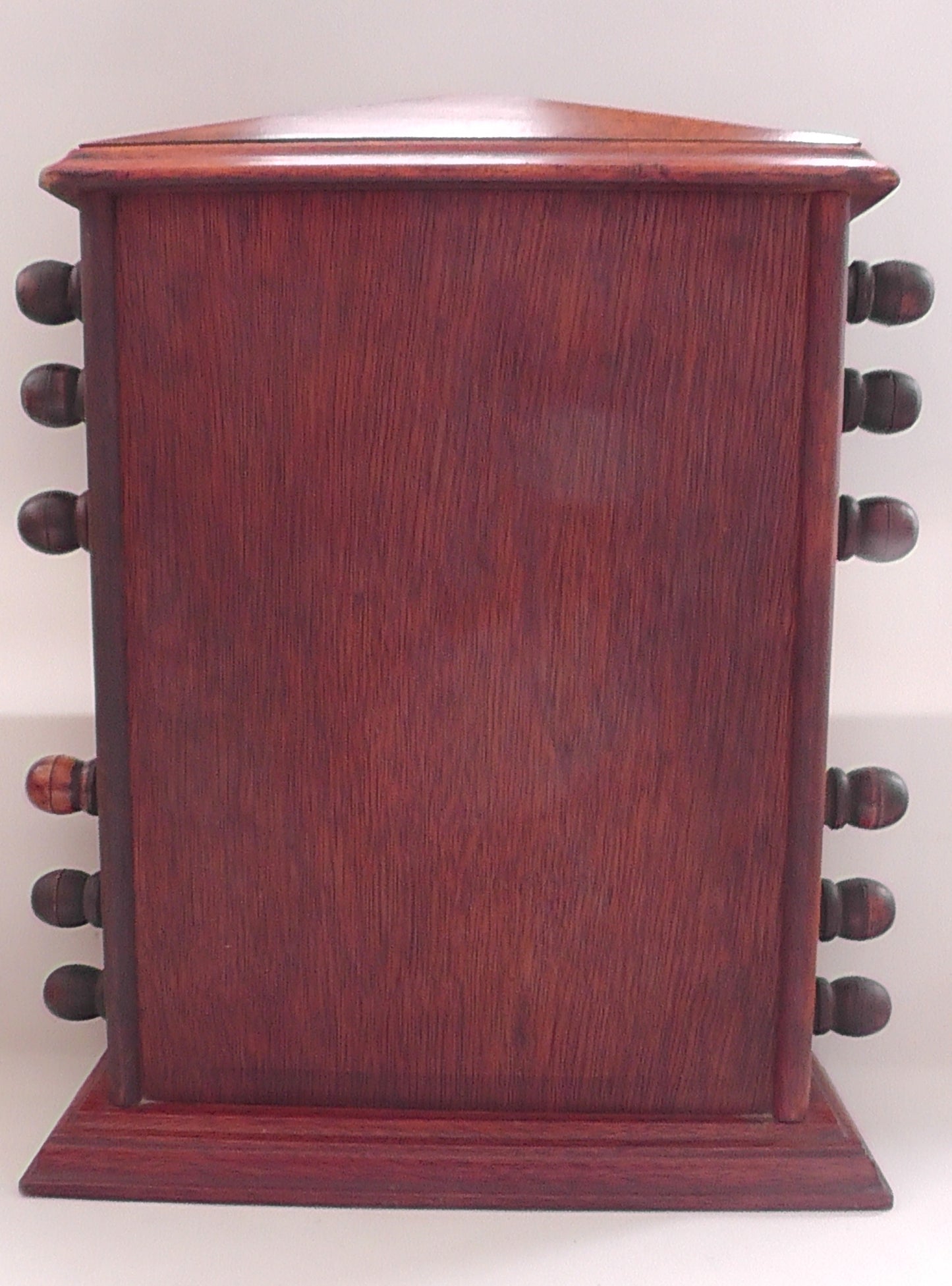 Large Antique Mahogany Desktop Perpetual Calendar 33cm tall