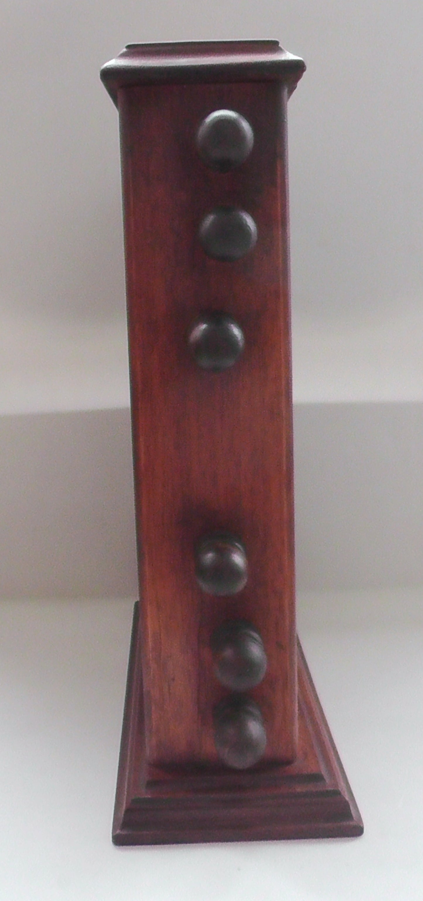 Large Antique Mahogany Desktop Perpetual Calendar 33cm tall