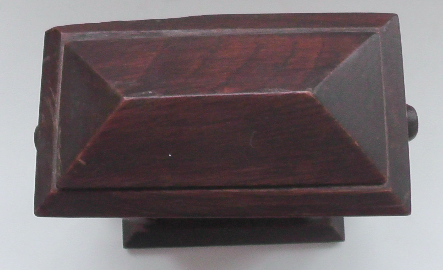 Antique Oak Desktop Perpetual Calendar 15cm tall