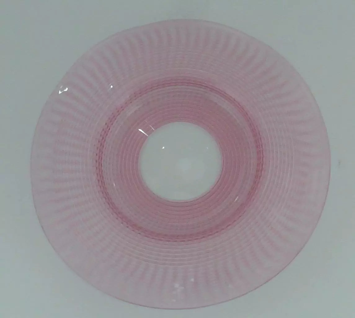 Murano? Pink Glass Ribbon Plate/Dish