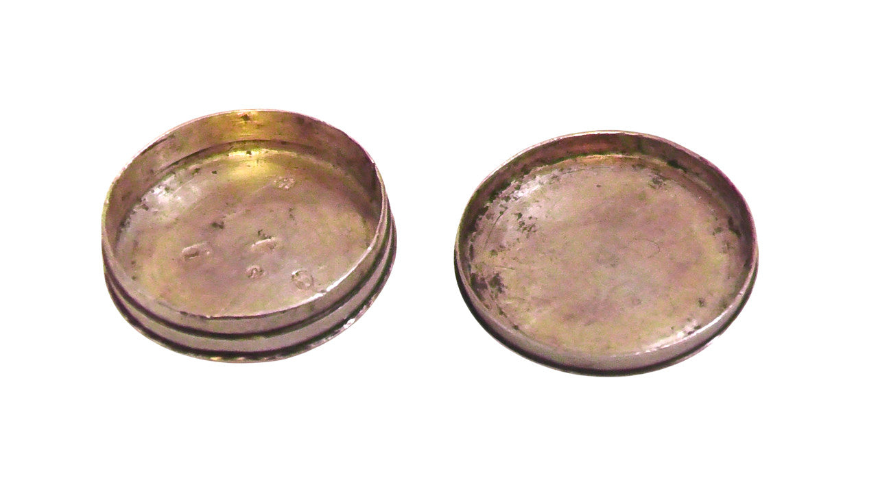 Solid Silver George III Round Patch Box dated 1809 by Samuel Pemberton