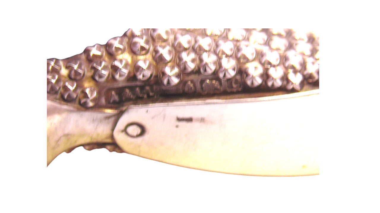 Antique Solid Silver Shoe Pin Cushion by Adie & Lovekin dates 1902