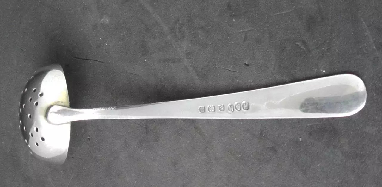 Solid Silver Sugar Caster Spoon dates 1929 - Hulkin & Heath