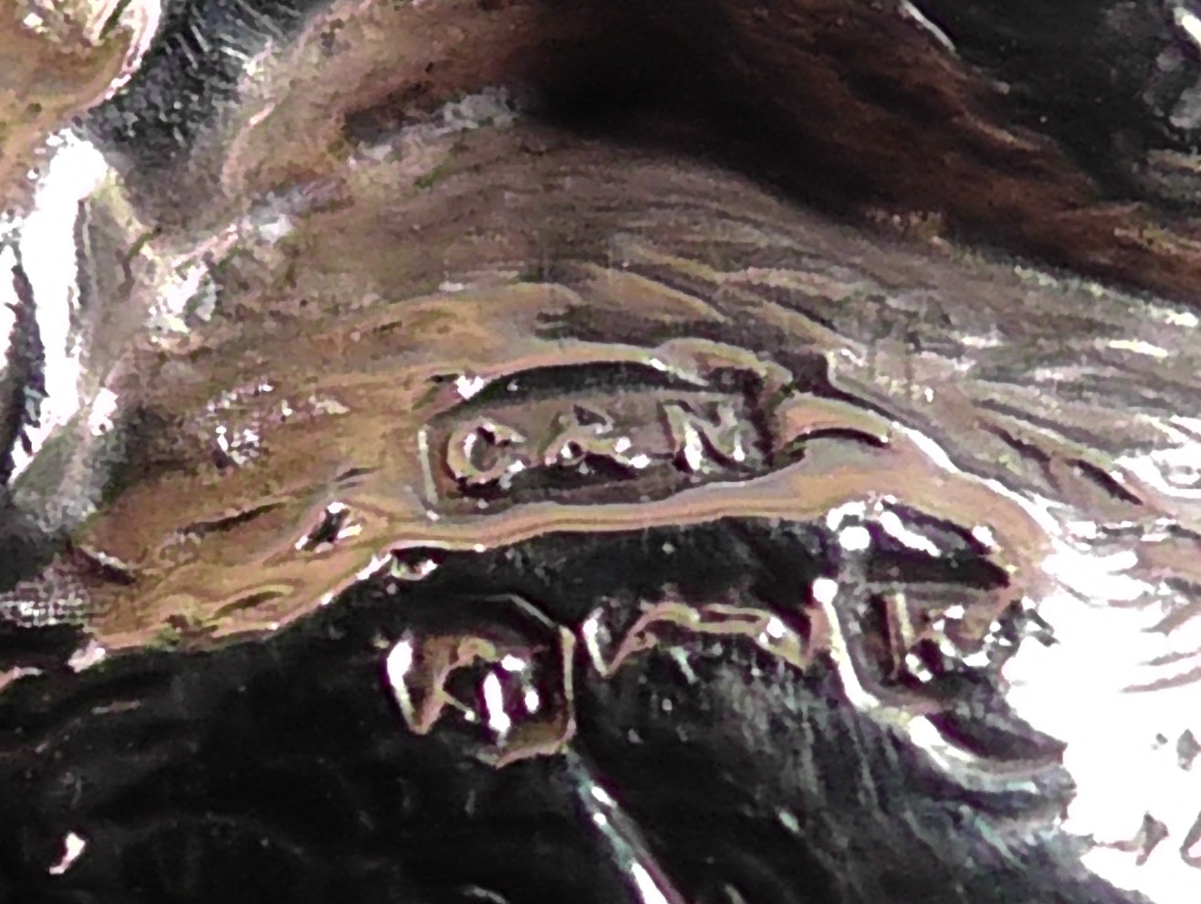 Teddy Bear Button Hook dated 1909 20cm