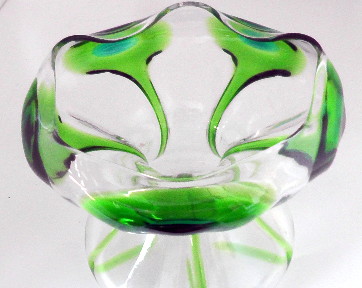 Stuart and Sons Art Nouveau Cairngorm/Peacock Trail Vase c1900
