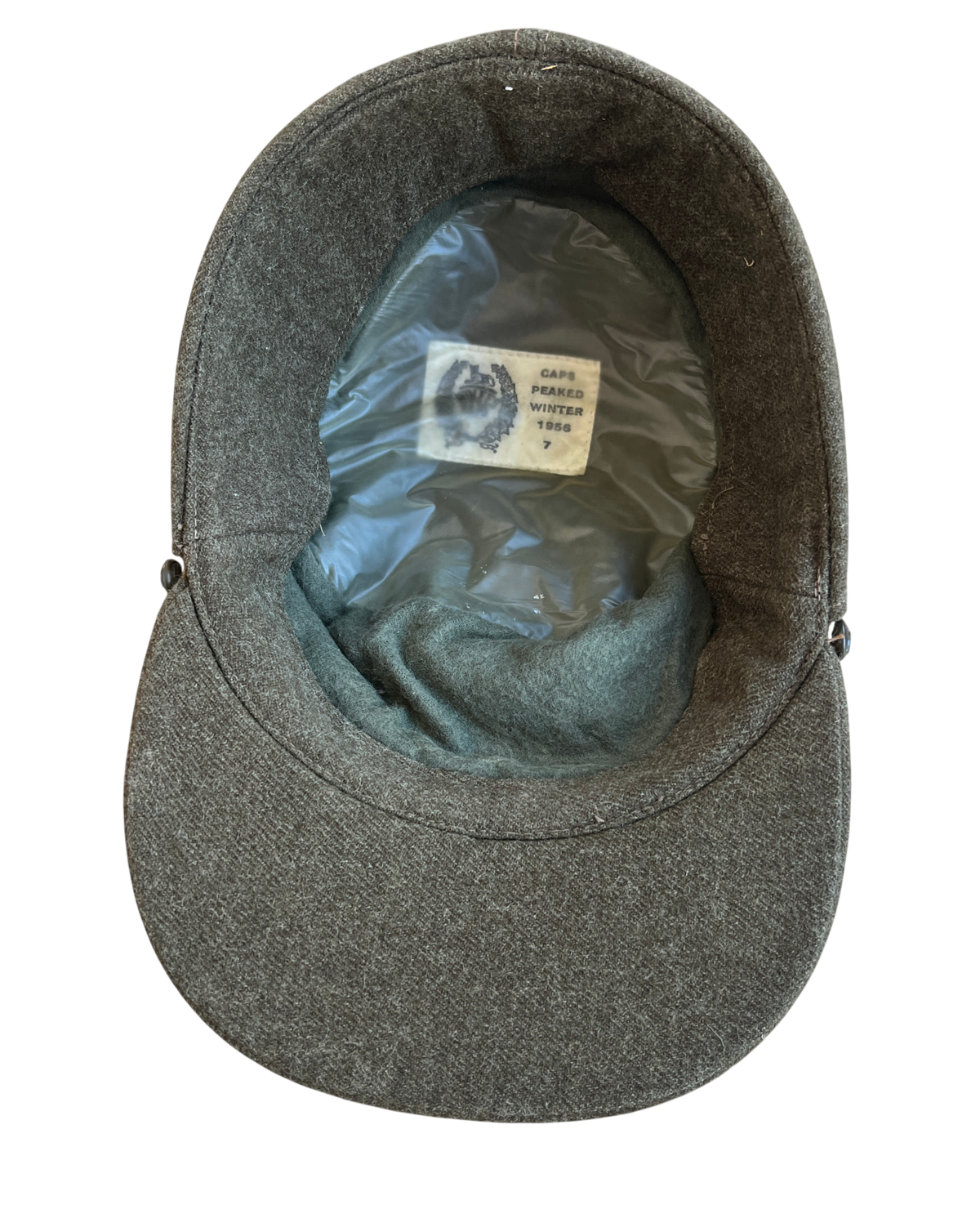 Original 1956 Canadian Army Winter Peaked Field Cap – Size 7