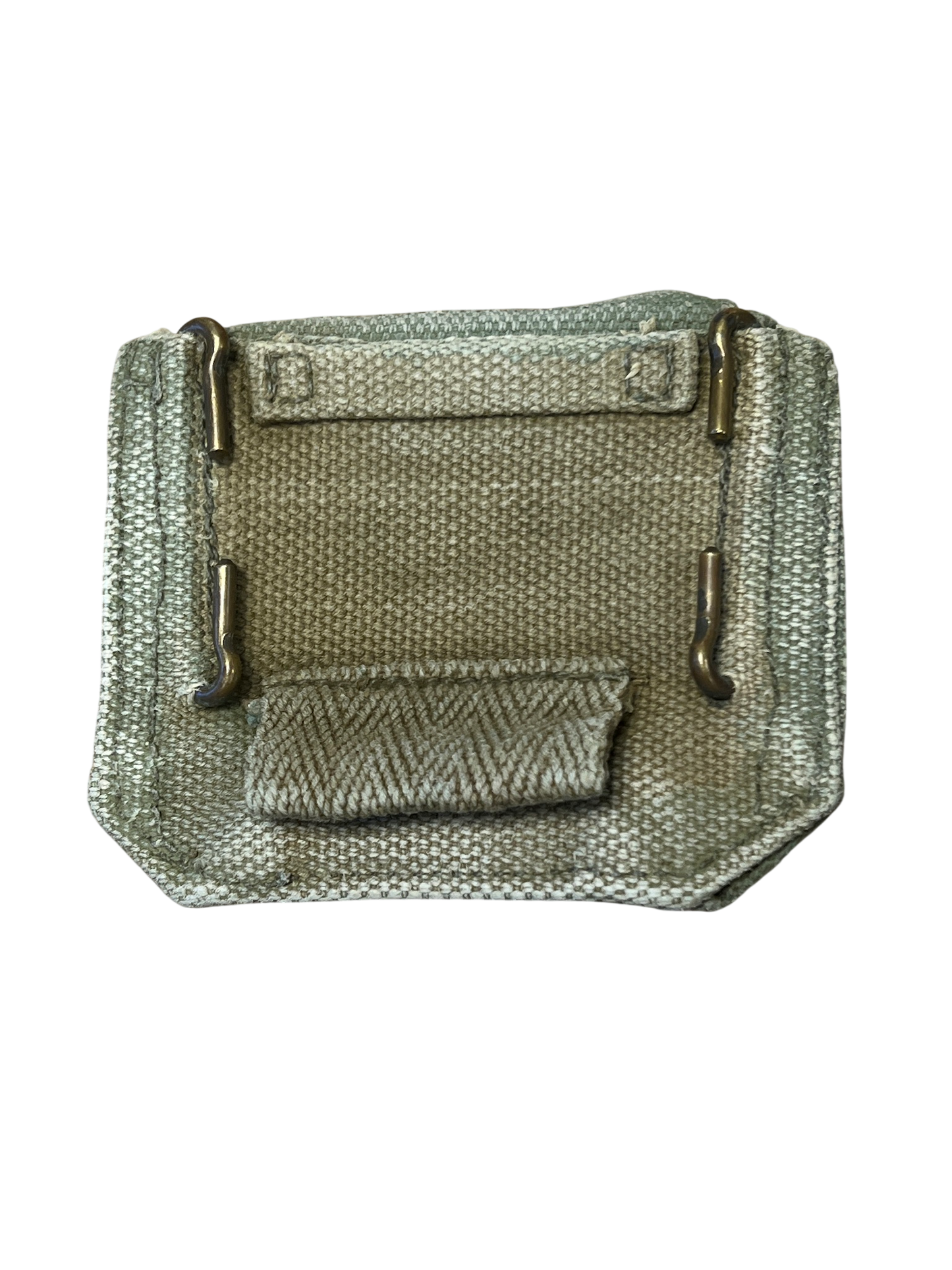 WW2 British 1937 Pattern Webbing Pistol Ammo Pouch - 1943 Dated (M.W.&S. Ltd)