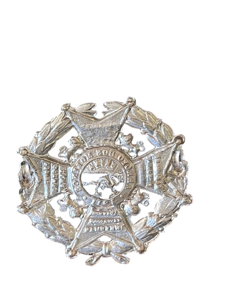 Victorian Border Regiment Other Ranks Helmet Plate Centre Badge Imperial 1881