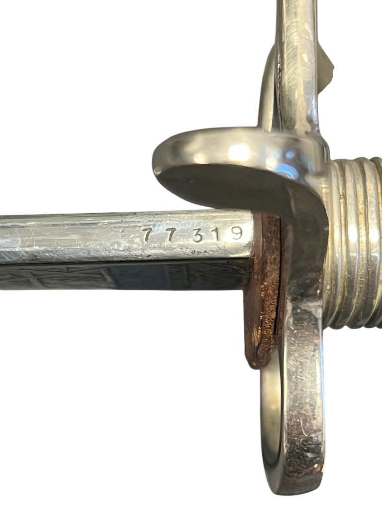 Rare 1956 Wilkinson British QEII Pattern 1821 RASC Officer's Sword - Cyprus Emergency (42 Coy)