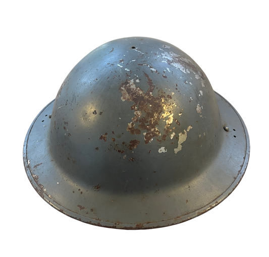 Original WWII British Mk II No. 2B Home Front Steel Helmet Shell