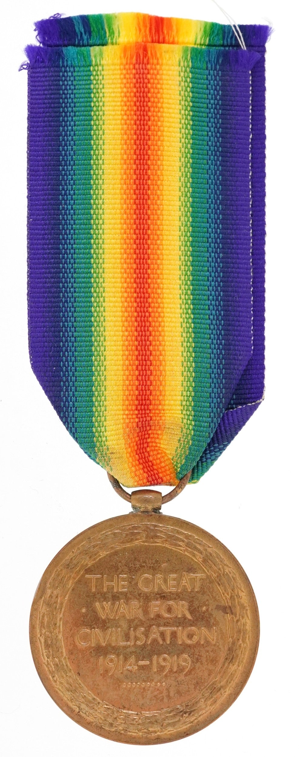 WW1 British Victory Medal to 61641 1st Class Air Mechanic (1. A. M.) J. ELLIOTT RAF