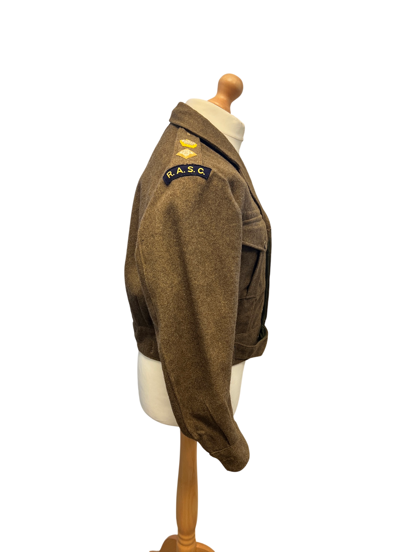 British 1949 Pattern Royal Army Service Corps Battle Dress Jacket for a Lieutenant Colonel
