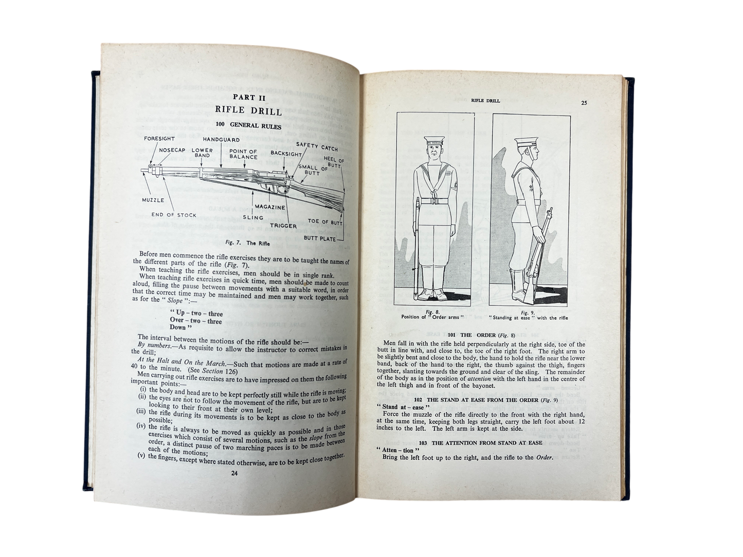 B.R. 1834. Royal Naval Handbook of Parade and Rifle Drill